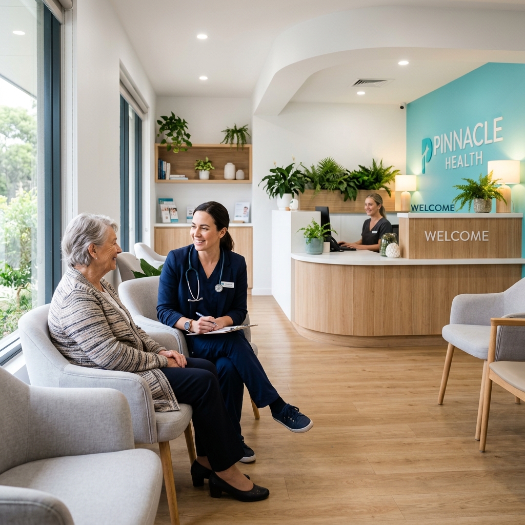 Modern clinic reception